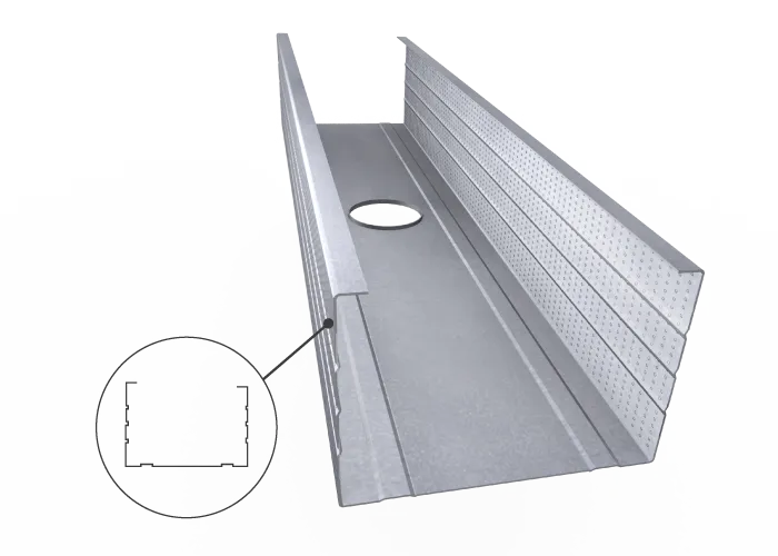 Ορθοστάτης – 50 × 35 × 0,5 mm × 2,50 m